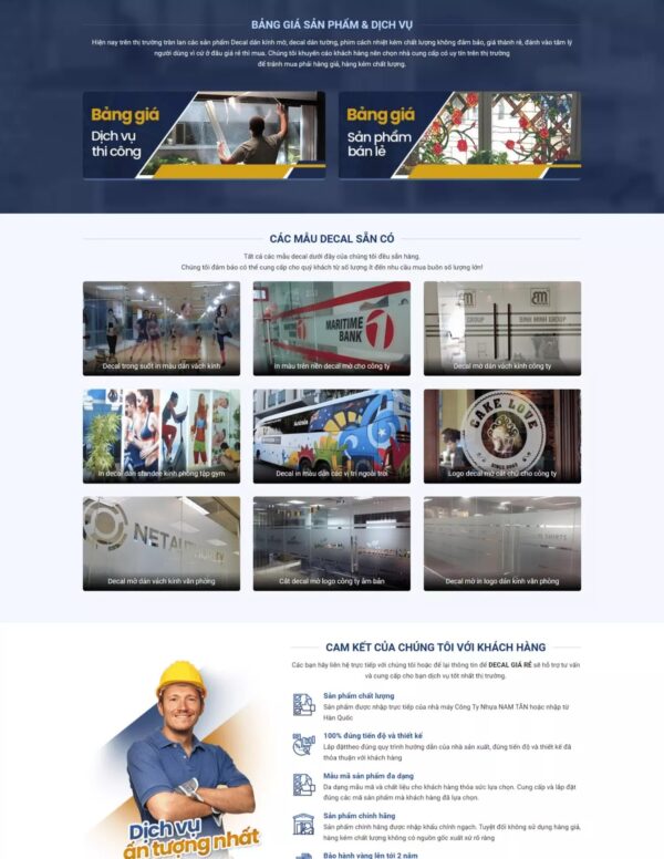 Thiết kế website bán decal (KISO17770) - Ảnh 3