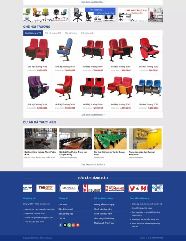 Alternative view of Thiết kế website bán ghế văn phòng (KISO17747)