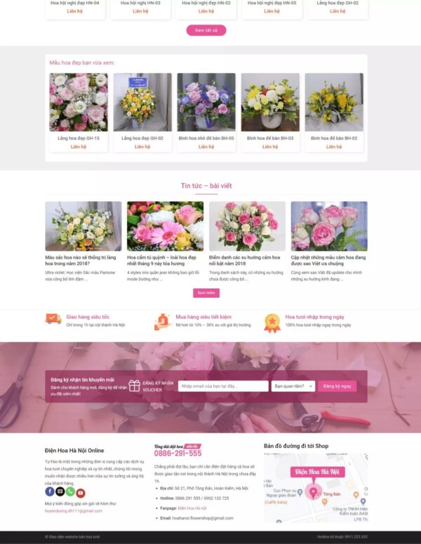 Alternative view of Thiết kế website bán hoa tươi (KISO17728)