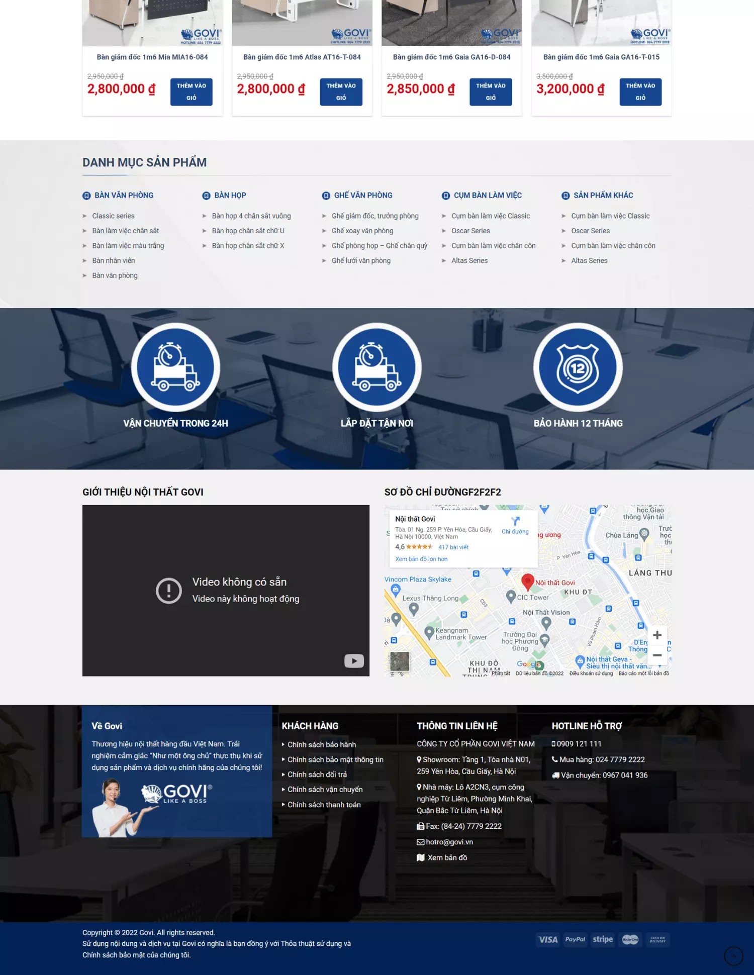 Thiết kế website bán nội thất GOVI (KISO17889) - Ảnh 2