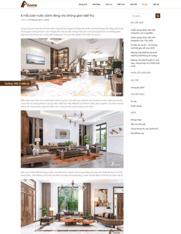 Thiết kế website nội thất (KISO17800) - Ảnh 3