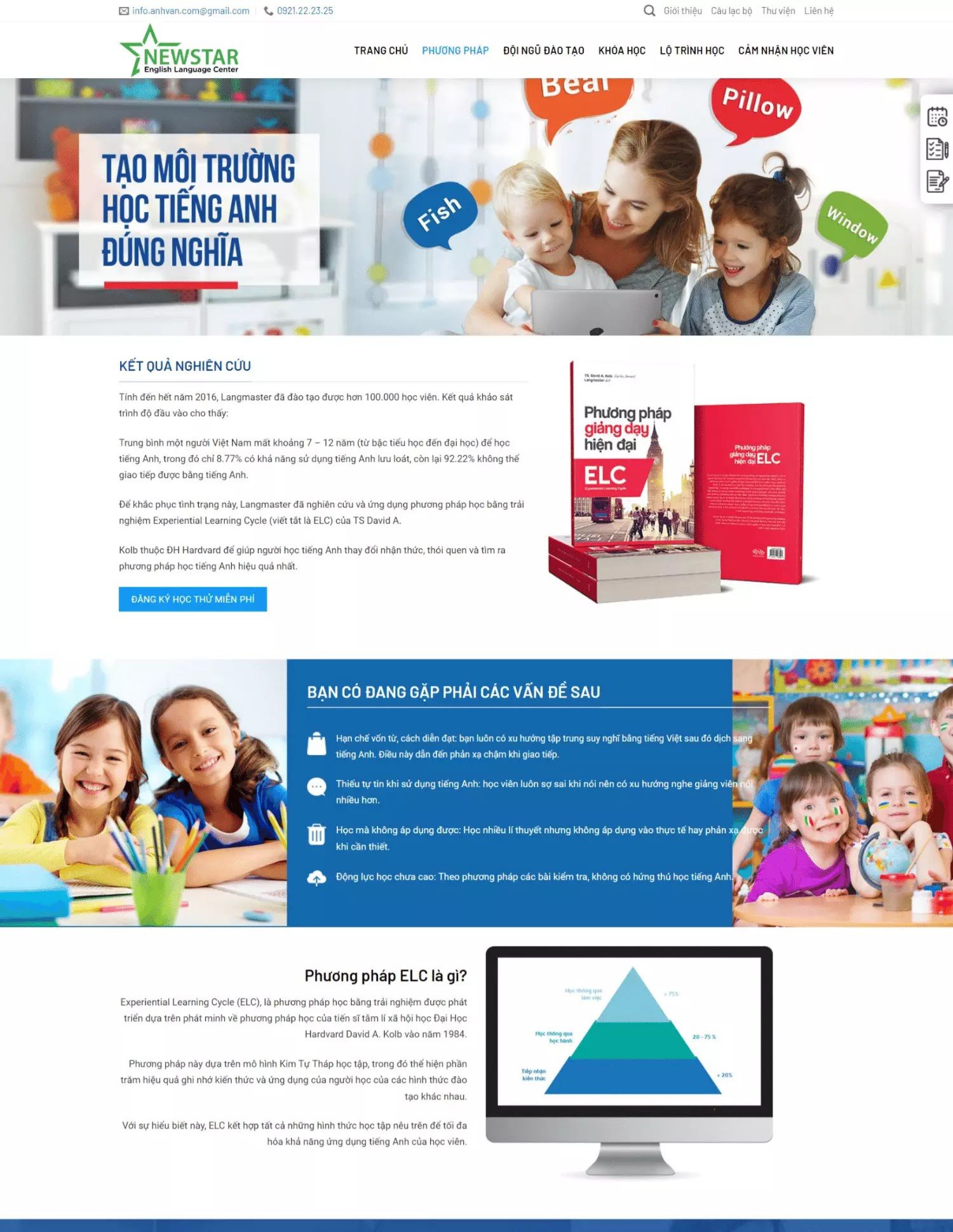 Thiết kế website trung tâm tiếng anh (KISO17822) - Ảnh 3