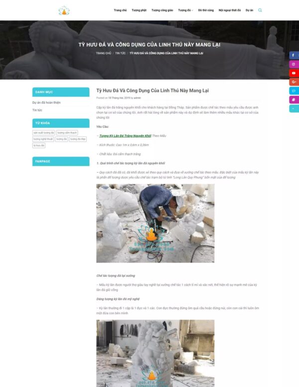 Thiết kế website bán tượng phật (KISO17877) - Ảnh 3