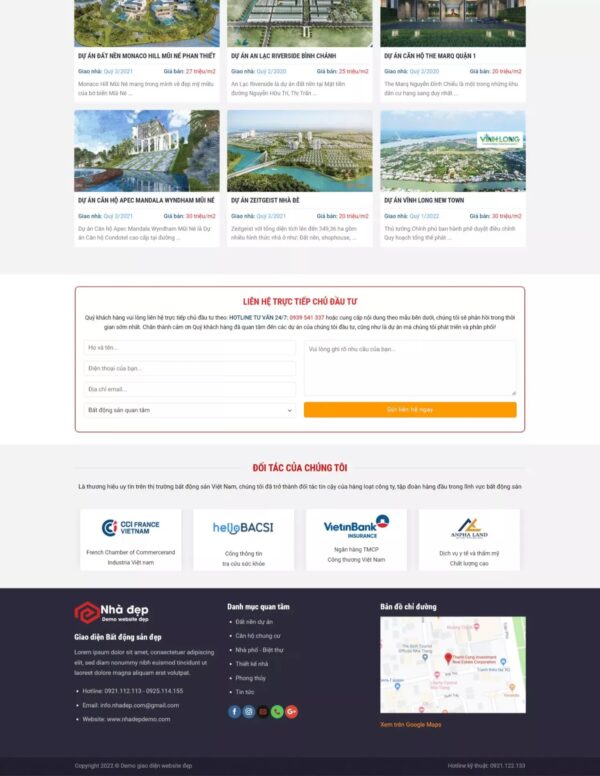 Alternative view of Thiết kế website bất động sản (KISO17790)