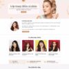 Thiết kế website dạy trang điểm
