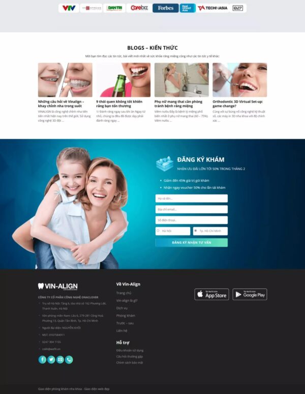 Alternative view of Thiết kế website dịch vụ nha khoa (KISO17861)