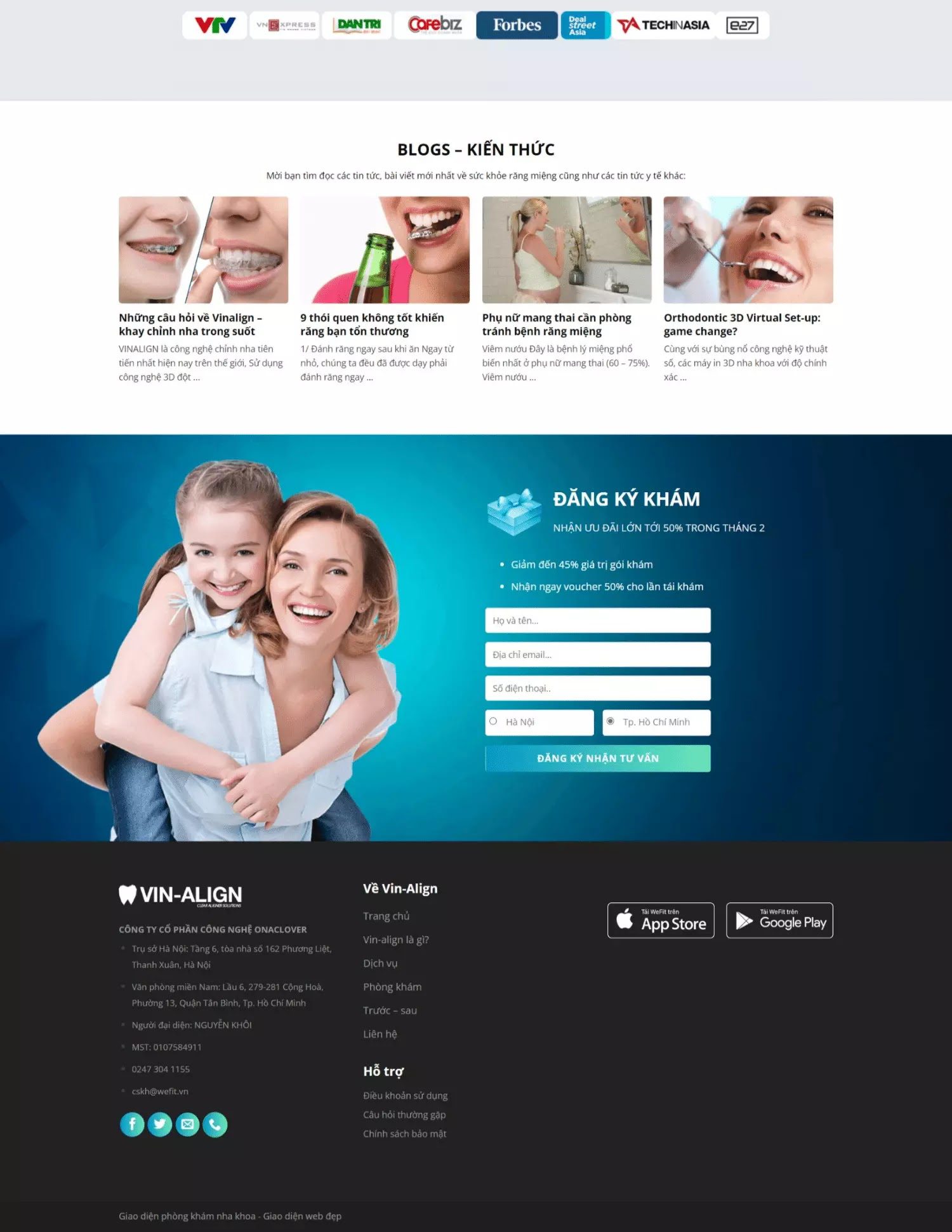 Thiết kế website dịch vụ nha khoa (KISO17861) - Ảnh 2