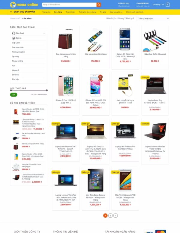 Alternative view of Thiết kế website điện máy xanh (KISO17905)