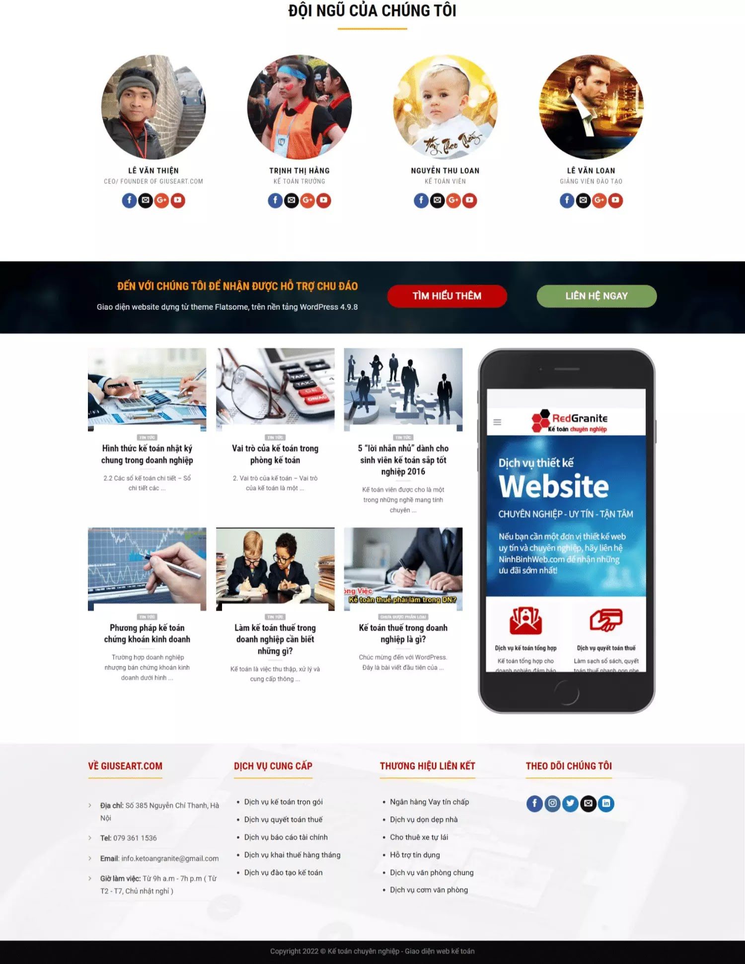 Thiết kế website kế toán (KISO17929) - Ảnh 2