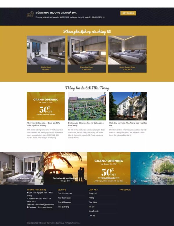 Alternative view of Thiết kế website khách sạn (KISO17899)