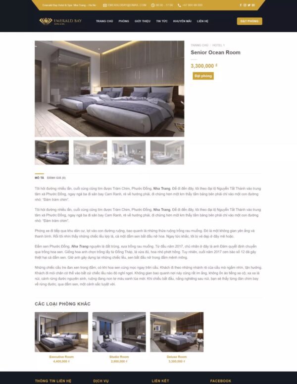 Thiết kế website khách sạn (KISO17899) - Ảnh 3