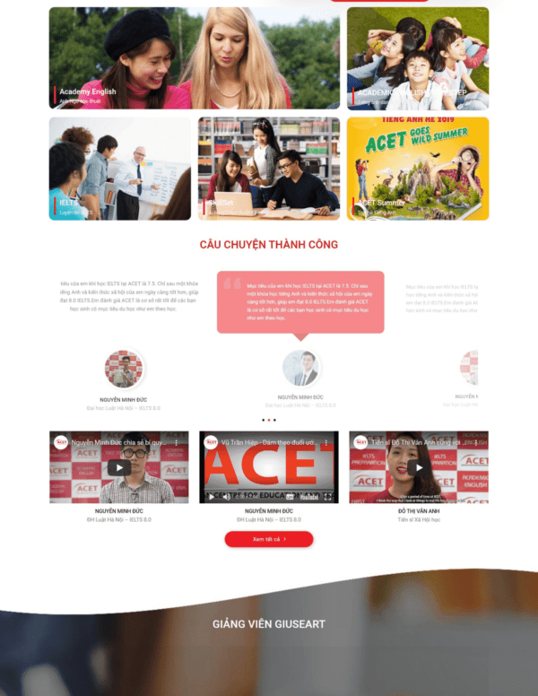 Thiết kế website trung tâm Anh Ngữ (KISO18087) - Ảnh 5