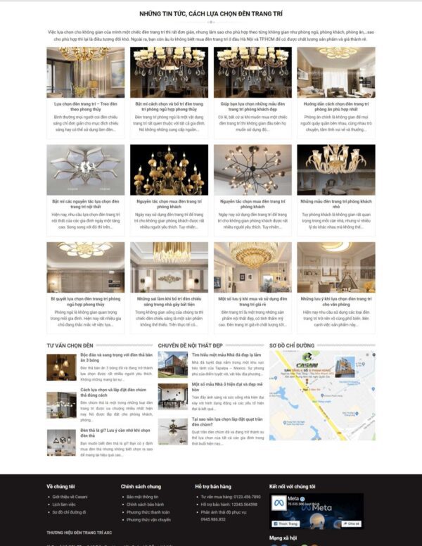 Thiết kế website bán đèn trang trí (KISO17965) - Ảnh 3