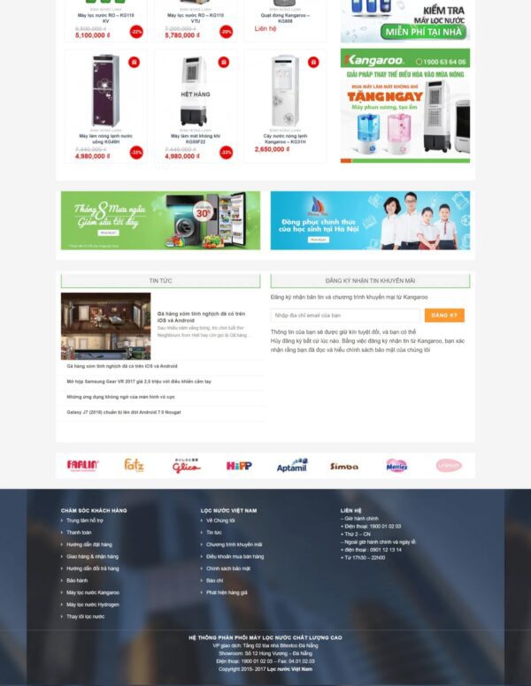 Alternative view of Thiết kế website bán máy lọc nước Việt Nam (KISO18124)