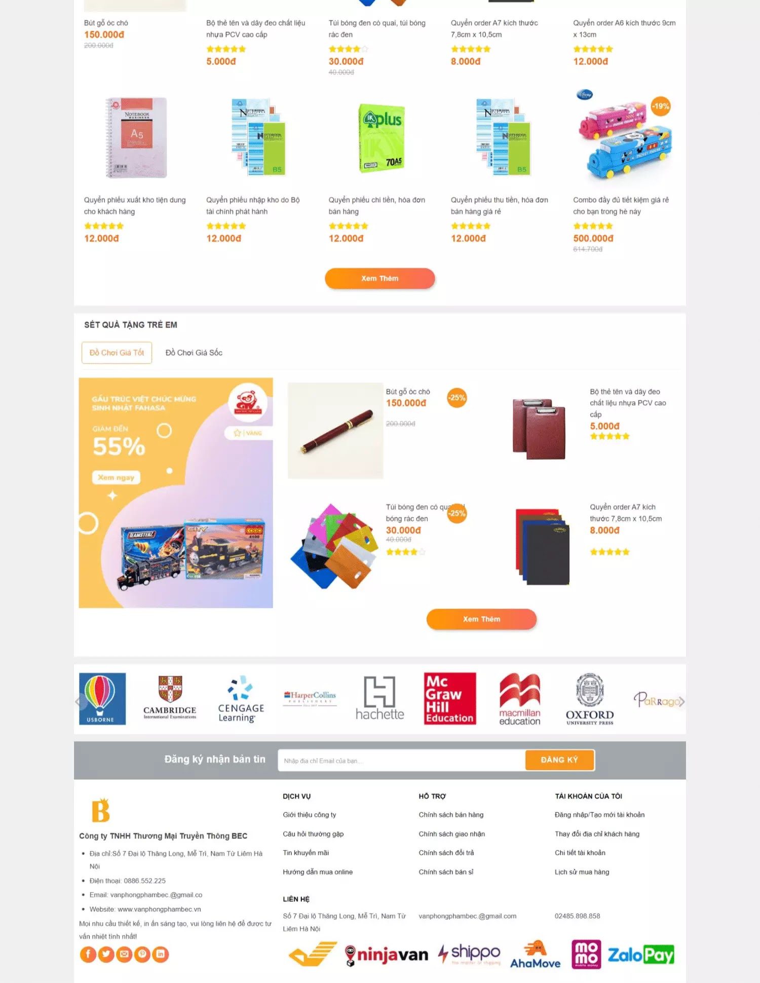 Thiết kế website bán văn phòng phẩm (KISO18108) - Ảnh 2