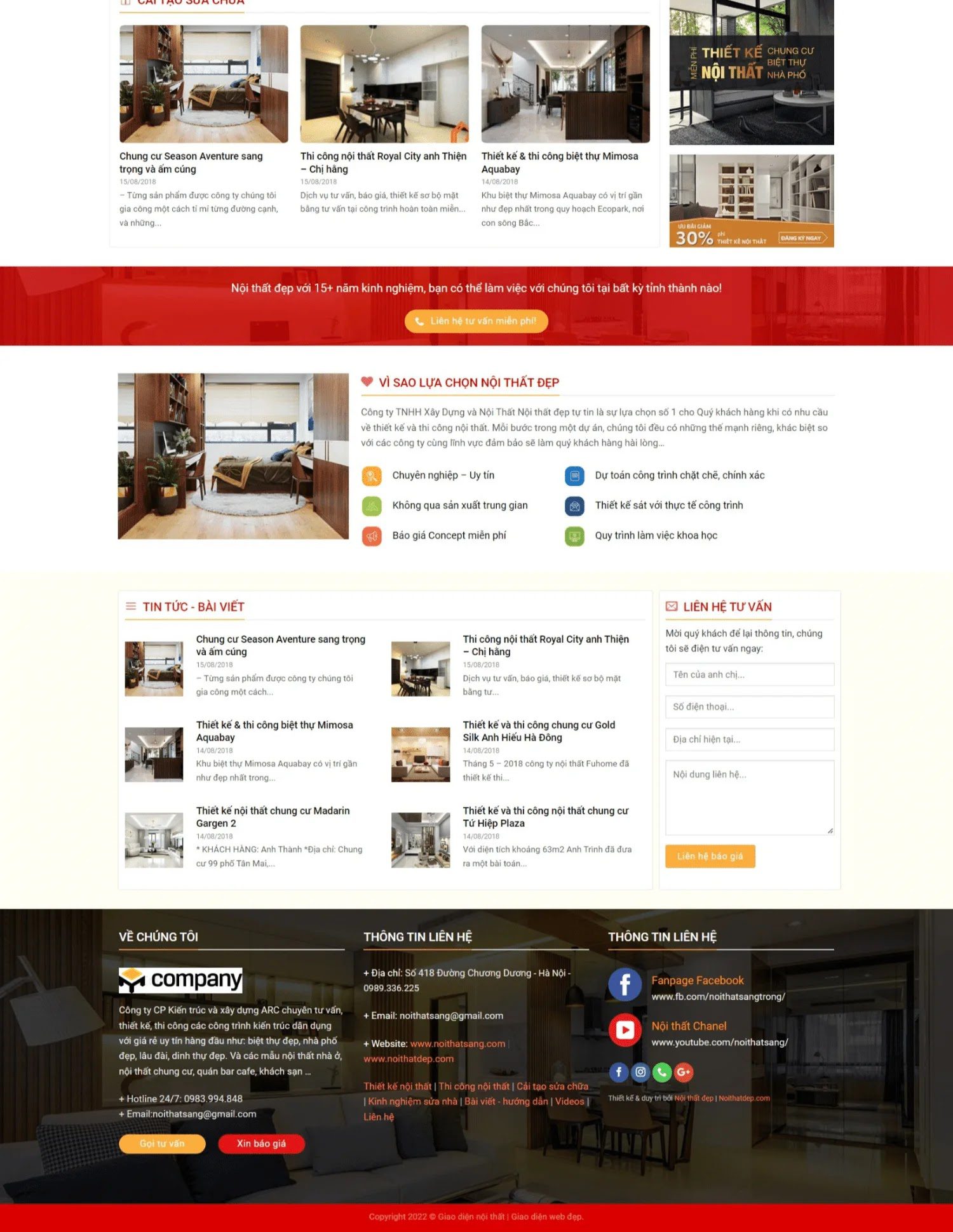 Thiết kế website công ty nội thất (KISO18077) - Ảnh 2
