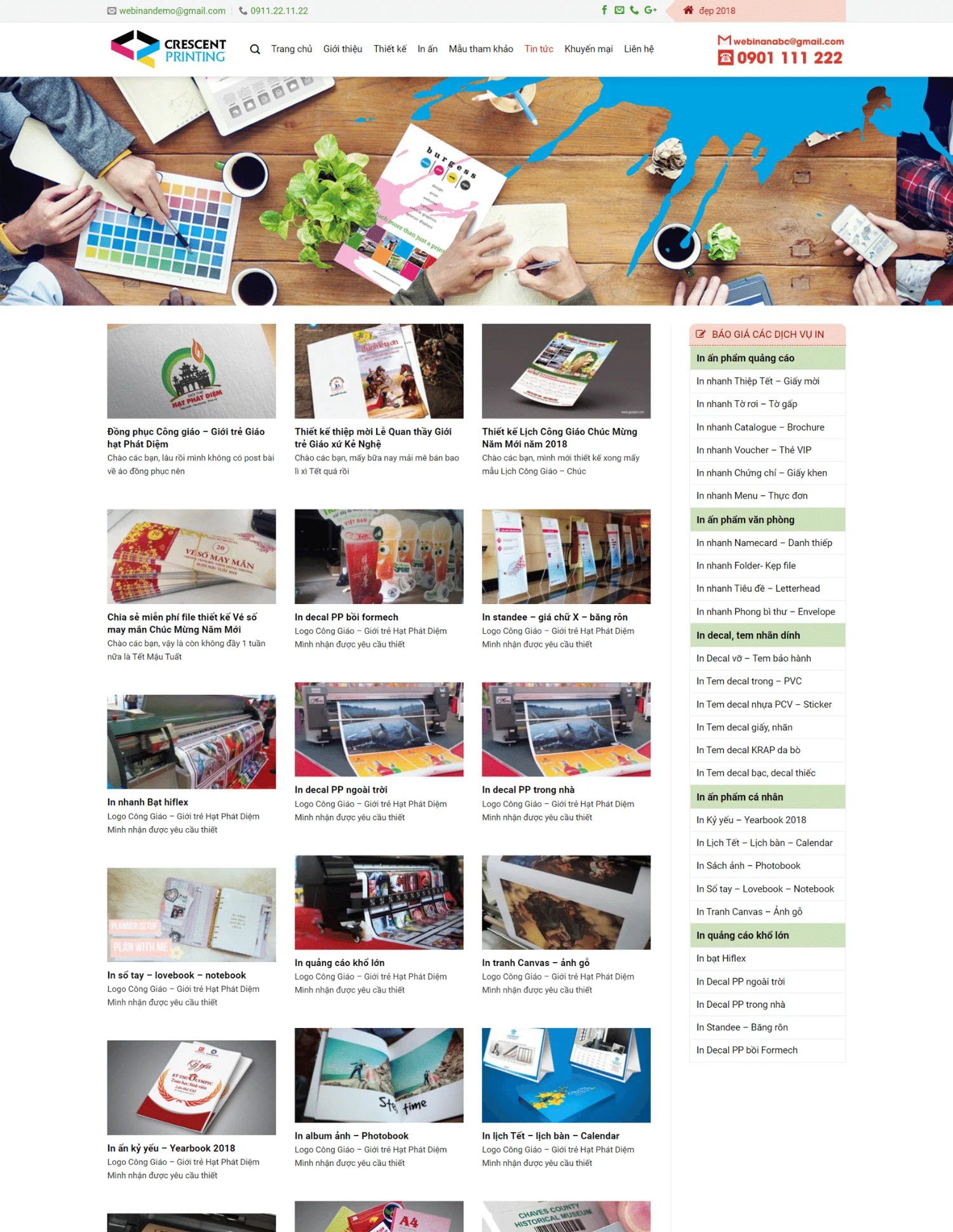 Thiết kế website dịch vụ in ấn (KISO18249) - Ảnh 2