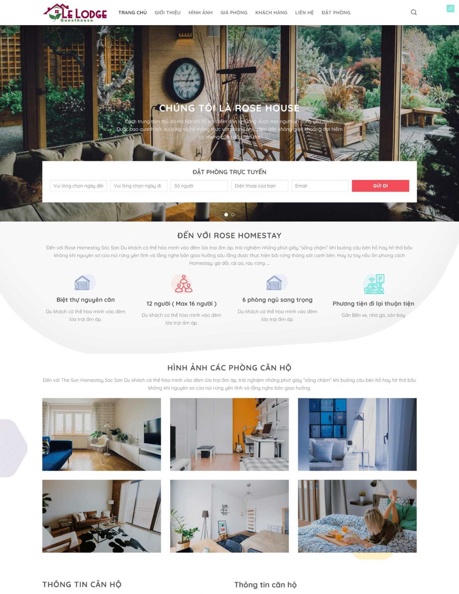 Thiết kế website giới thiệu khách sạn