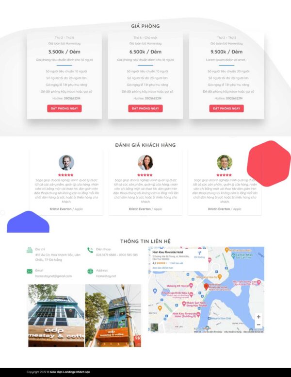 Thiết kế website giới thiệu khách sạn (KISO18082) - Ảnh 3