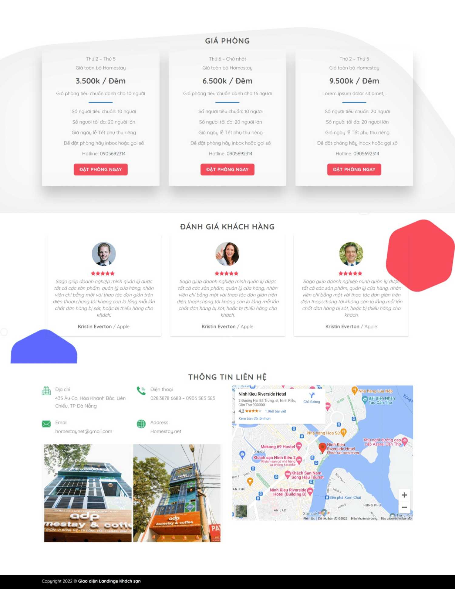 Thiết kế website giới thiệu khách sạn (KISO18082) - Ảnh 3