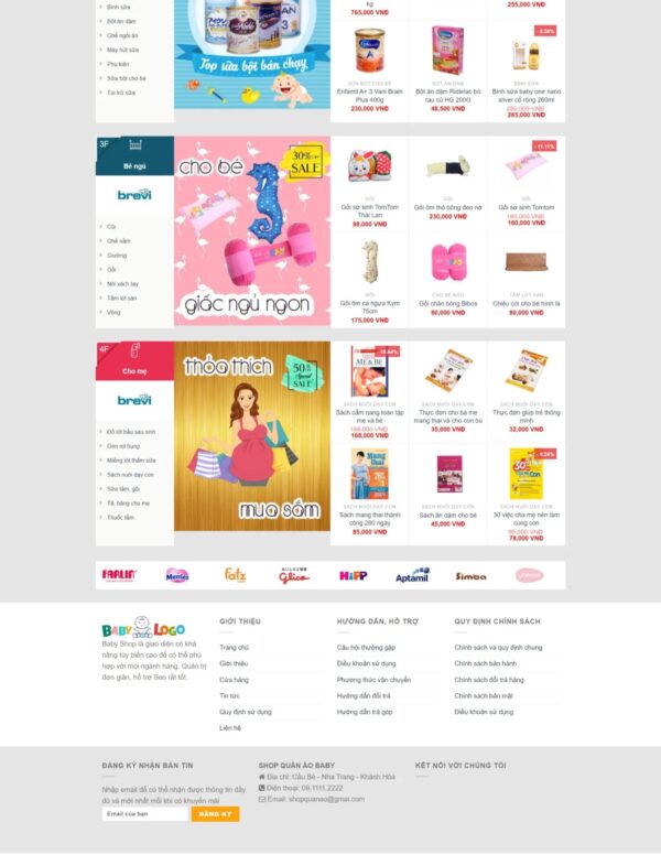 Alternative view of Thiết kế website mẹ và bé (KISO18222)