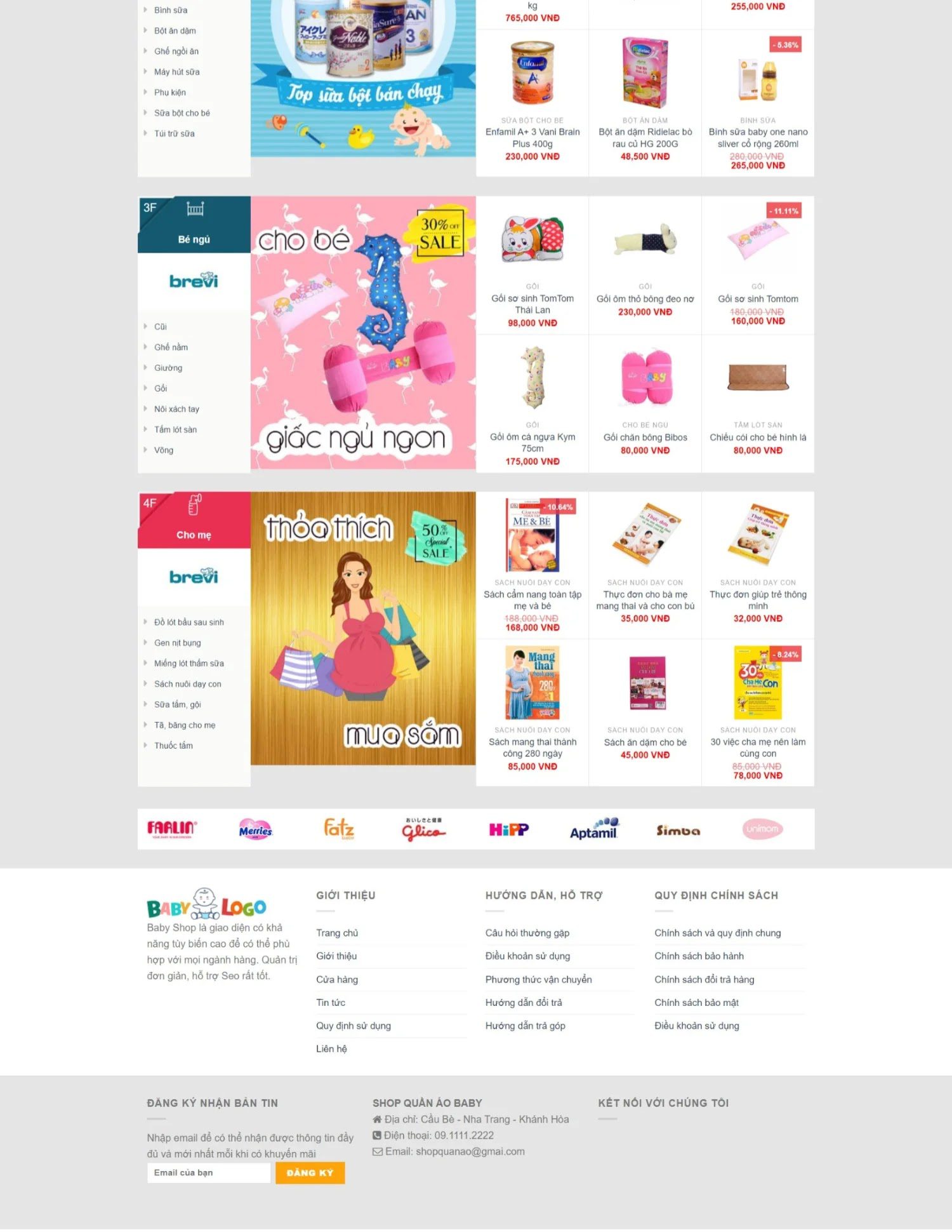 Thiết kế website mẹ và bé (KISO18222) - Ảnh 2