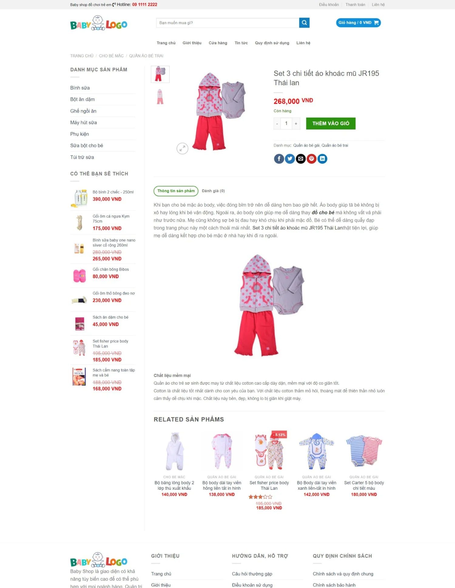 Thiết kế website mẹ và bé (KISO18222) - Ảnh 3