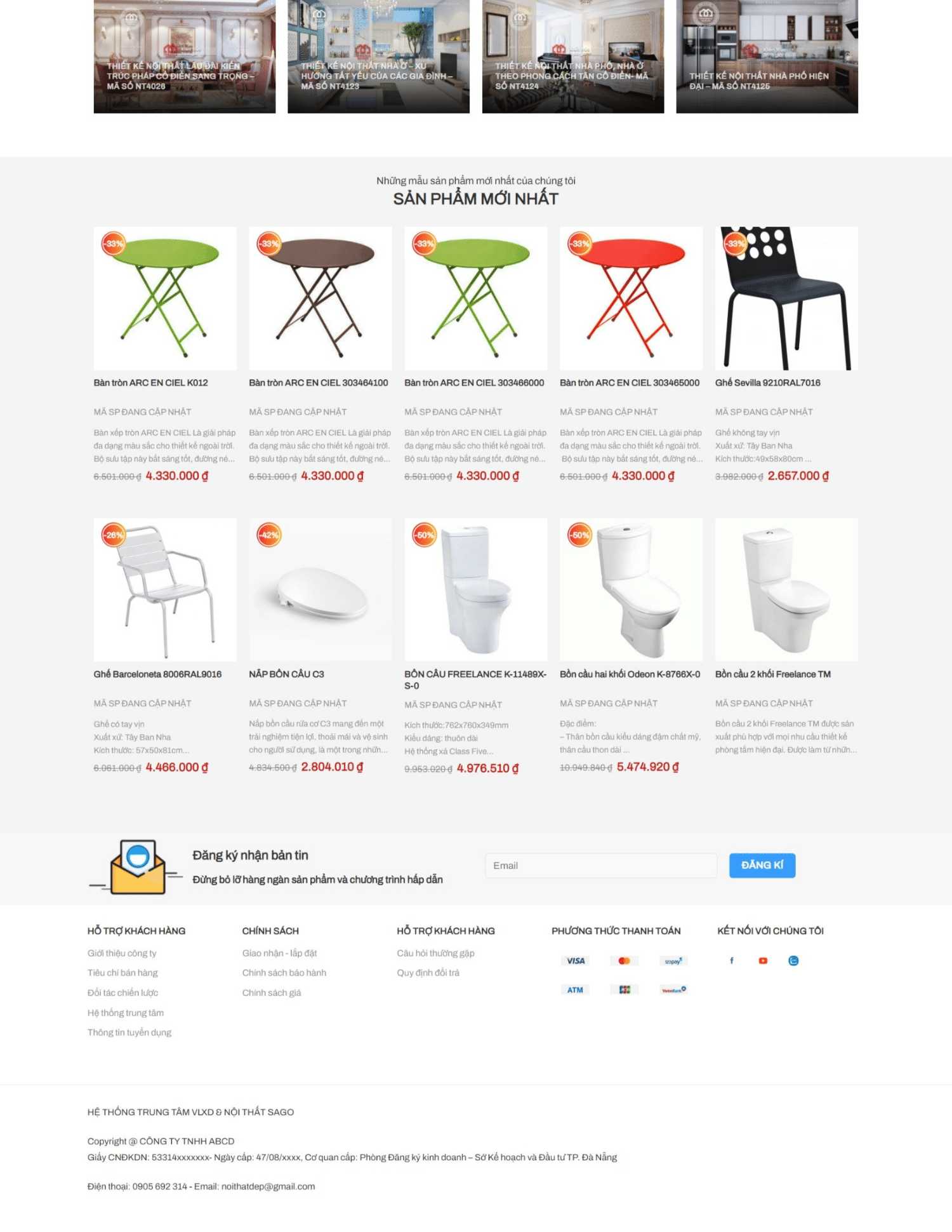 Thiết kế website bán nội thất (KISO17992) - Ảnh 2