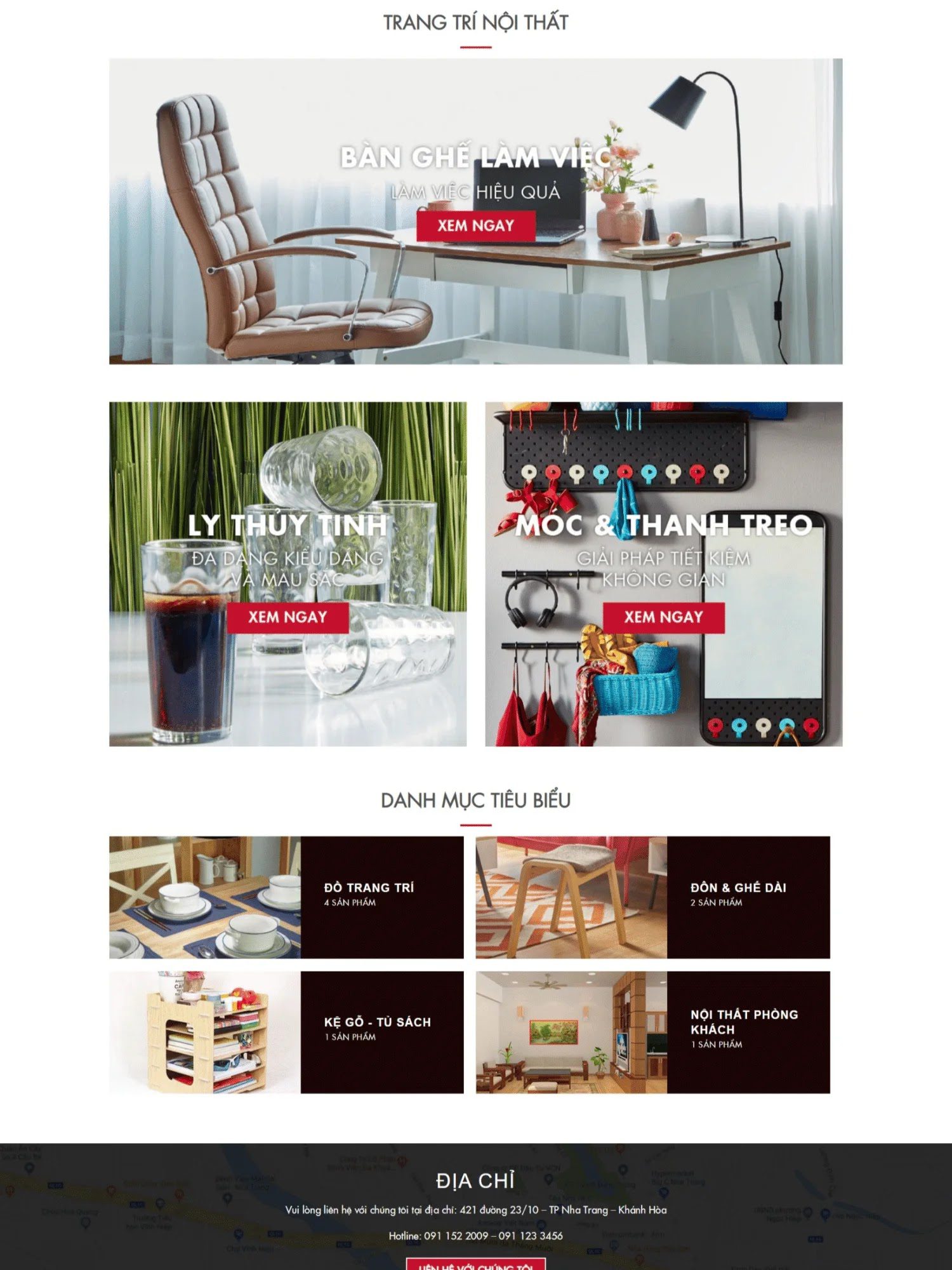 Thiết kế website siêu thị nội thất & trang trí (KISO18113) - Ảnh 2