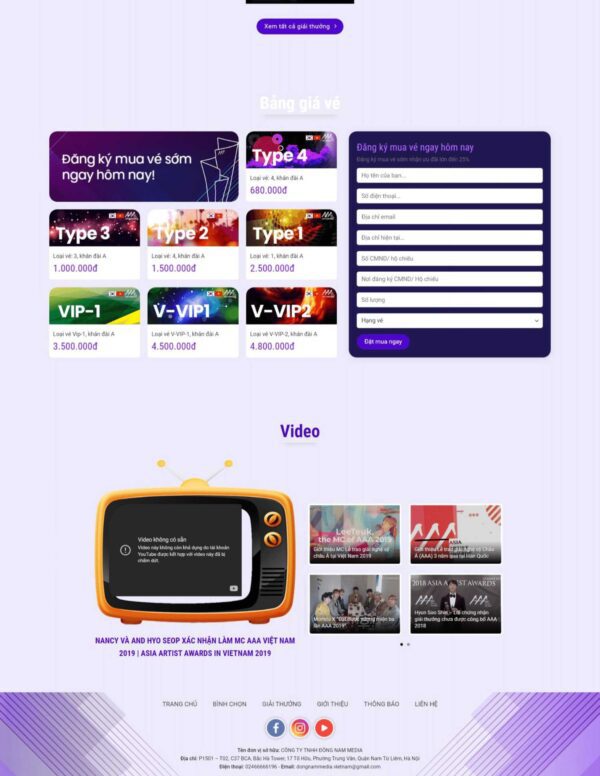 Thiết kế website sự kiện (KISO18052) - Ảnh 3