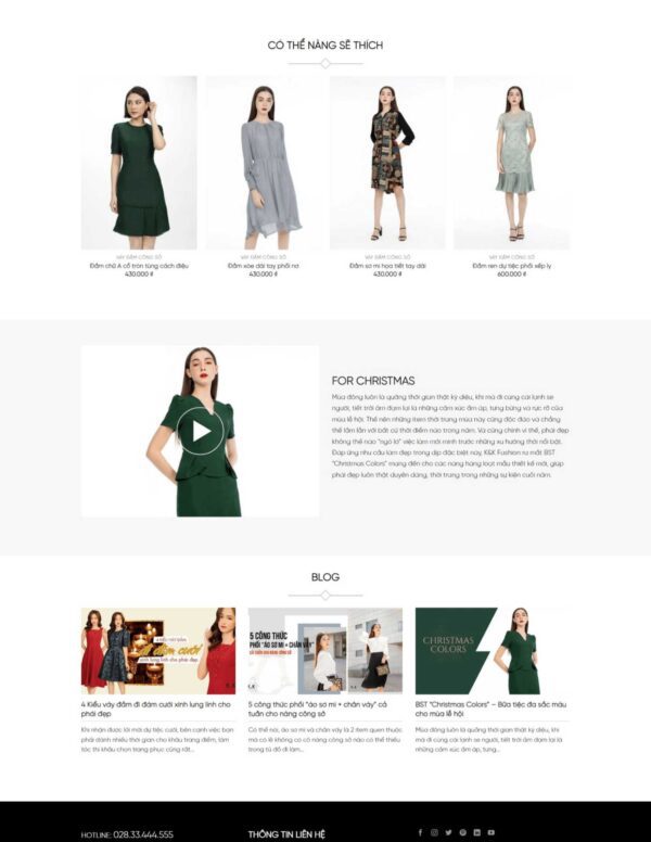 Alternative view of Thiết kế website thời trang K&K Fashion (KISO18259)
