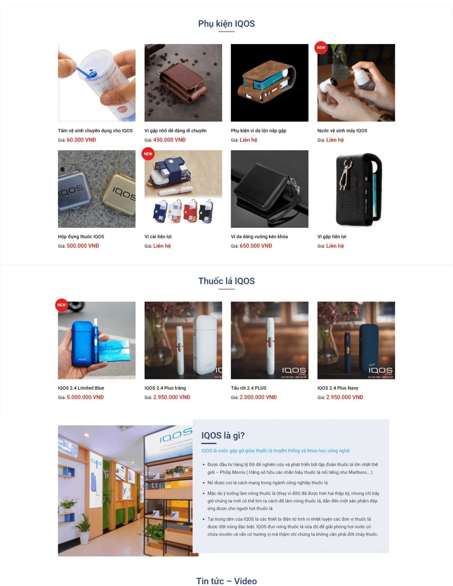 Thiết kế website thuốc lá điện tử (KISO18186) - Ảnh 3