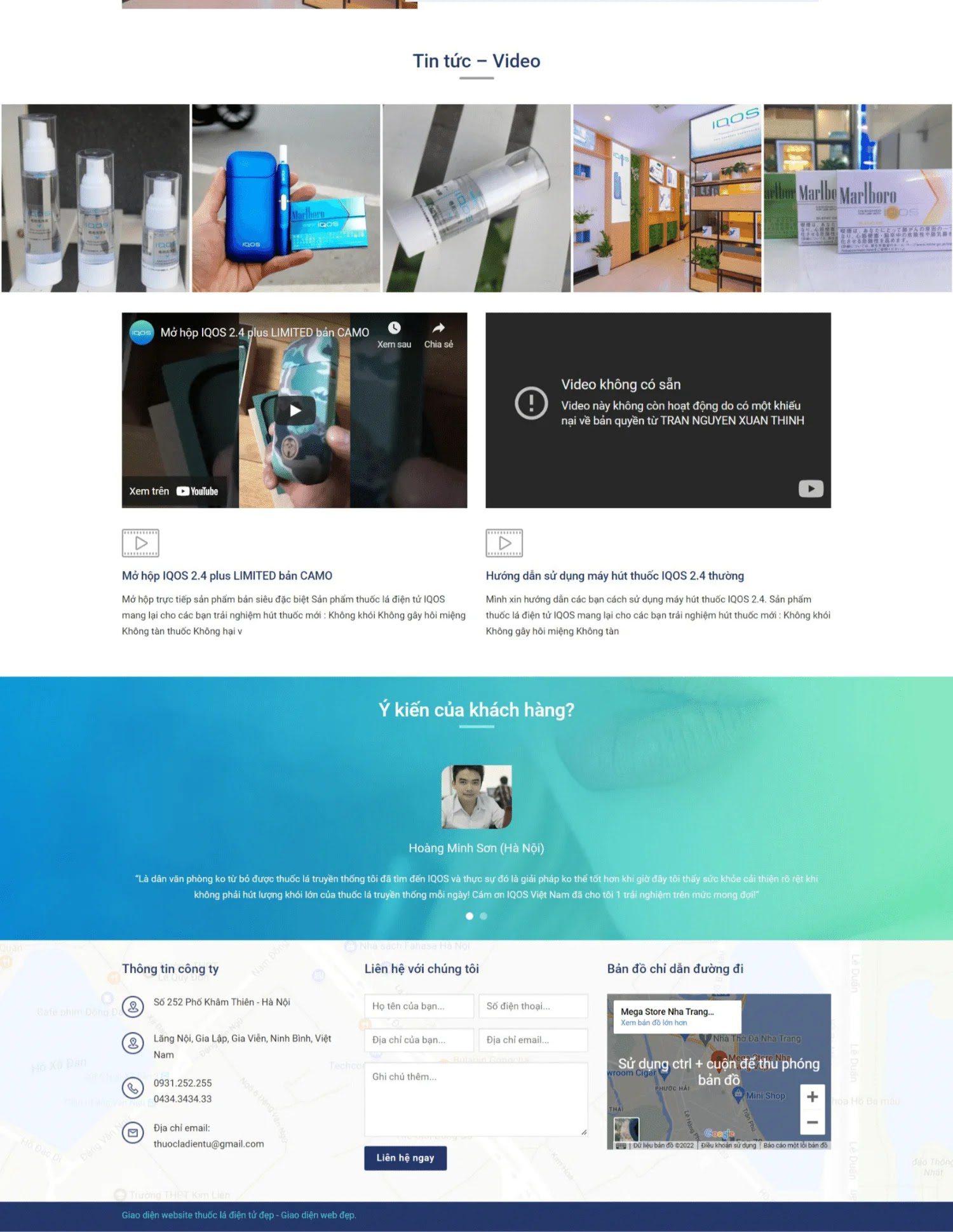 Thiết kế website thuốc lá điện tử (KISO18186) - Ảnh 2