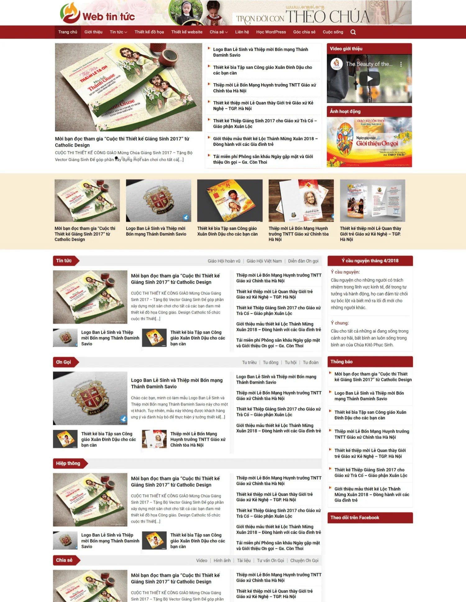 Thiết kế website tin tức