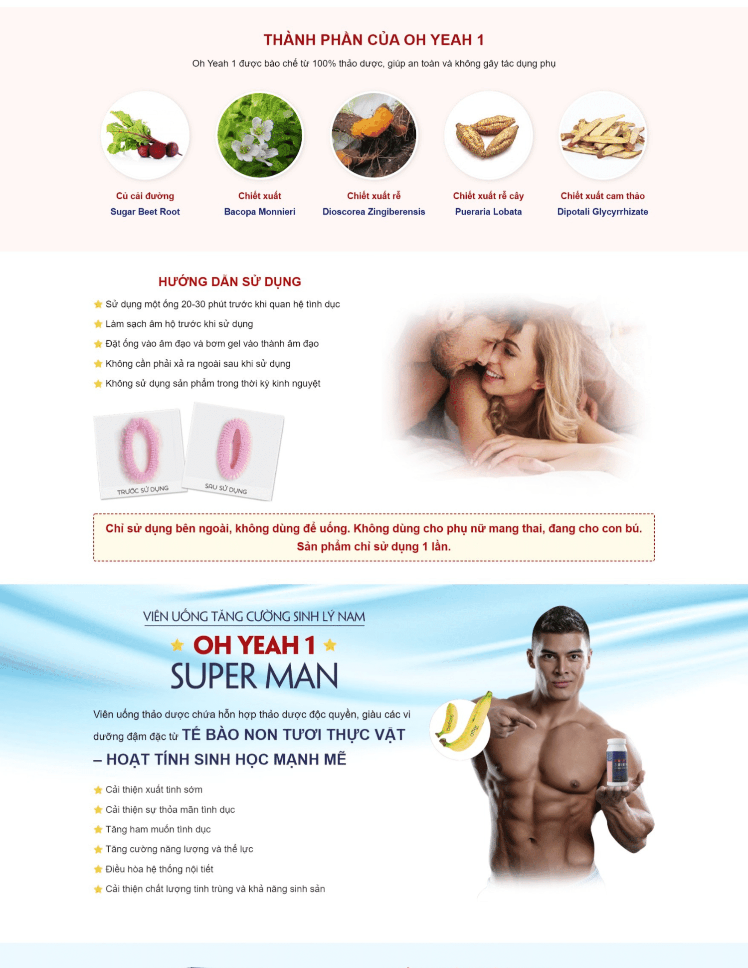 Thiết kế website thực phẩm chức năng Oh Yeah 1 (KISO18101) - Ảnh 2